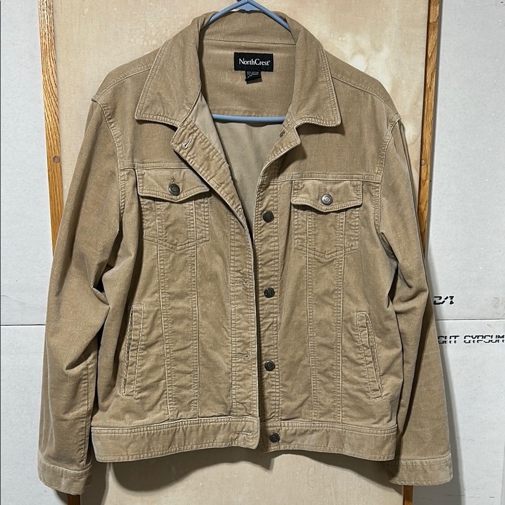 Women’s corduroy tan jacket
